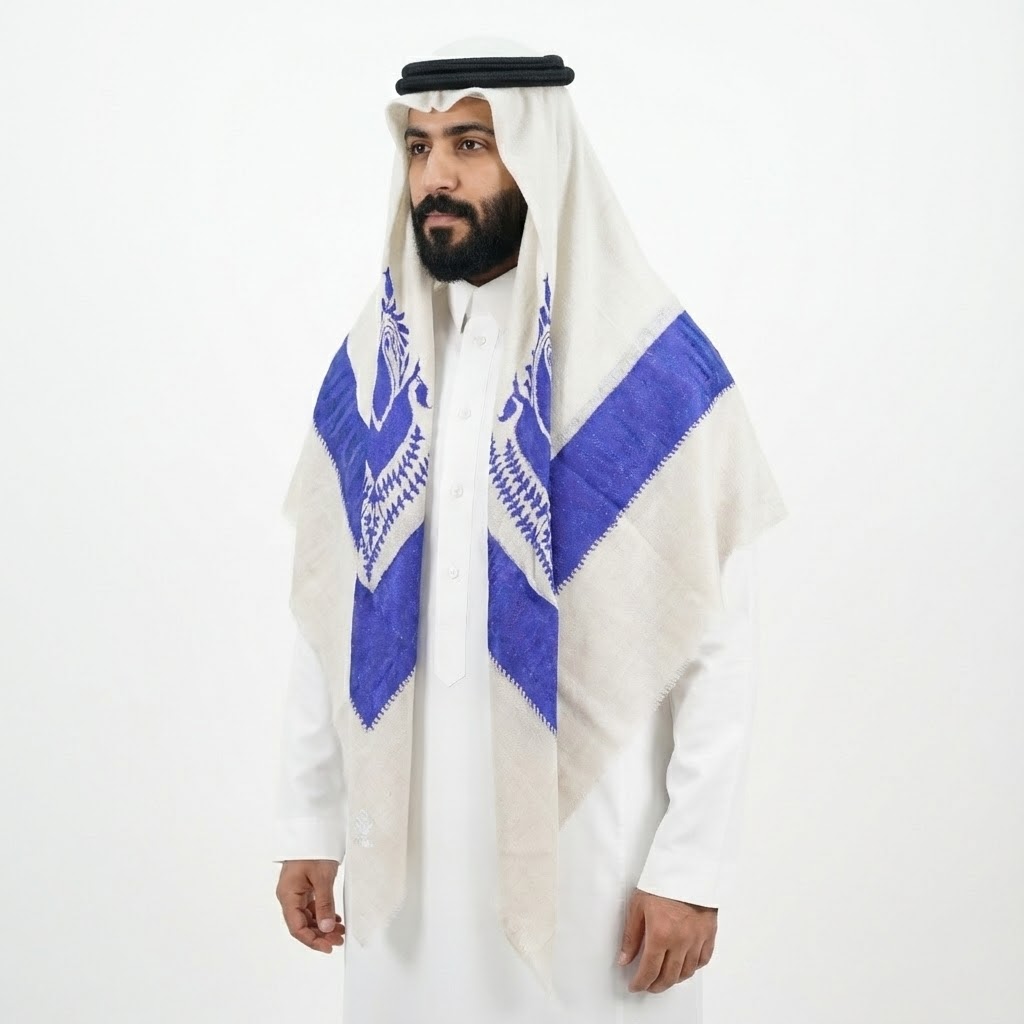 Royal blue Embroidery