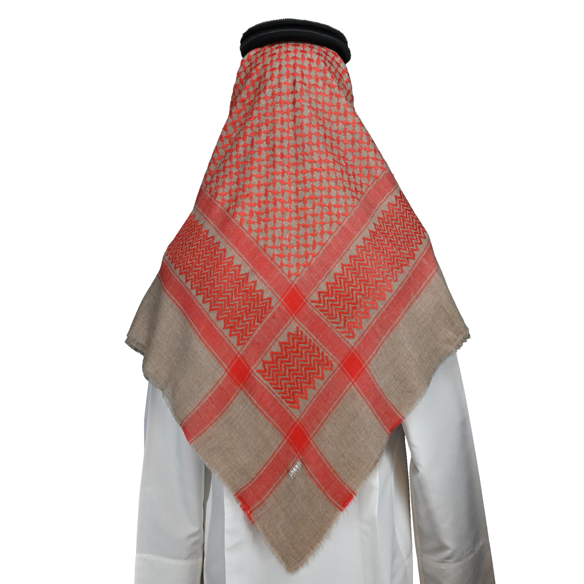 Exclusive Handmade Kashmiri Basrawi with brown base - Image 3